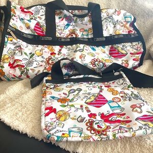 LeSportSac Design Duffle, Crossbody Bag Sleepover
